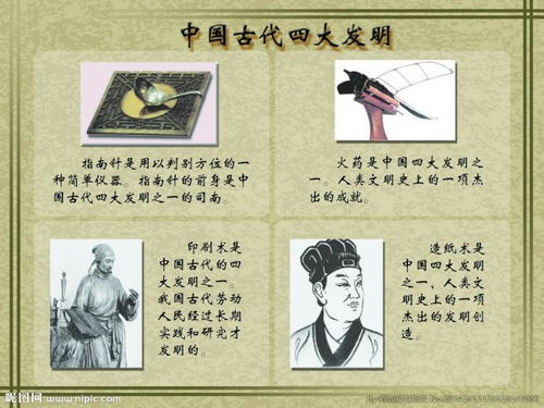 中国古代四大发明及